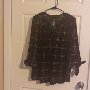 Black and white striped shirt